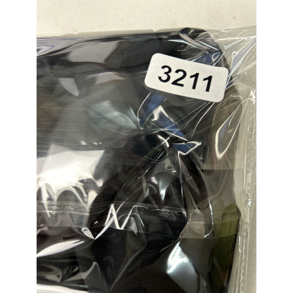 Mimi Maternity Dress Black Short Flutter Sleeve Sz L Beaded Sheer Overlay Witchy - Picture 11 of 11